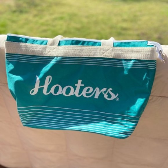 Handbags - Hooters tote bag green teal 🦋SALE BUNDLE 3/21 5.95 shipping